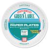 Paper Plates, 6" dia, White, 100 Bulk Pack, 10 Packs/Carton2