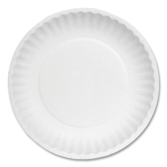 White Paper Plates, 6" dia, 100/Pack, 10 Packs/Carton1