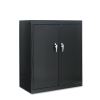 Assembled 42" High Heavy-Duty Welded Storage Cabinet, Two Adjustable Shelves, 36w x 18d, Black2