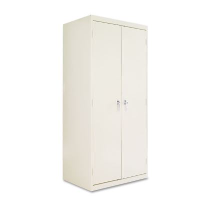 Assembled 78" High Heavy-Duty Welded Storage Cabinet, Four Adjustable Shelves, 36w x 24d, Putty1