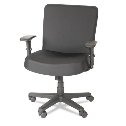 Alera XL Series Big/Tall Mid-Back Task Chair, Supports Up to 500 lb, 17.5" to 21" Seat Height, Black1