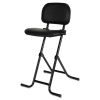 Alera IL Series Height-Adjustable Folding Stool, Supports Up to 300 lb, 27.5" Seat Height, Black2