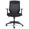 Alera EB-K Series Synchro Mid-Back Flip-Arm Mesh Chair, Supports Up to 275 lb, 18.5“ to 22.04" Seat Height, Black2