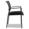 Alera Eikon Series Stacking Mesh Guest Chair, Supports Up to 275 lb, Black, 2/Carton2