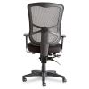 Alera Elusion Series Mesh High-Back Multifunction Chair, Supports Up to 275 lb, 17.2" to 20.6" Seat Height, Black2