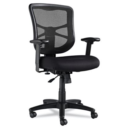 Alera Elusion Series Mesh Mid-Back Swivel/Tilt Chair, Supports Up to 275 lb, 17.9" to 21.8" Seat Height, Black1