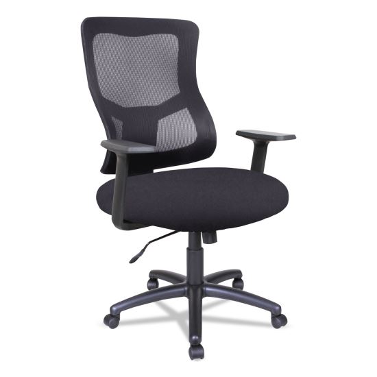 Alera Elusion II Series Mesh Mid-Back Swivel/Tilt Chair, Supports Up to 275 lb, 18.11" to 21.77" Seat Height, Black1