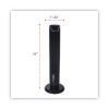 36" 3-Speed Oscillating Tower Fan with Remote Control, Plastic, Black2