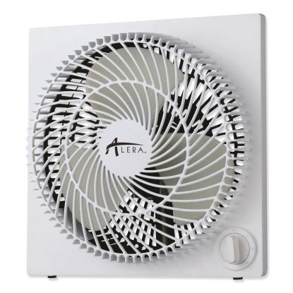 9" 3-Speed Desktop Box Fan, Plastic, White1