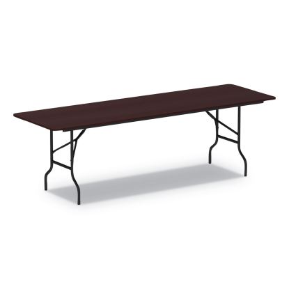 Wood Folding Table, 95.88w x 29.88d x 29.13h, Mahogany1