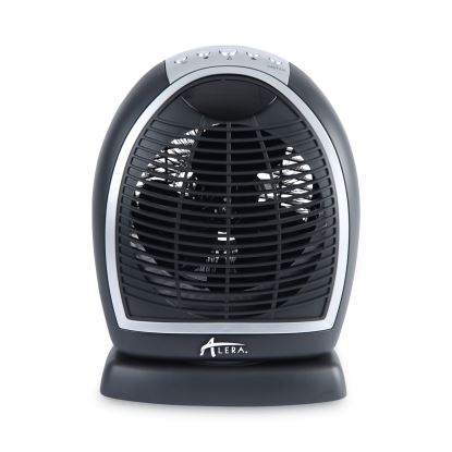 Digital Fan-Forced Oscillating Heater, 1500W, 9.25" x 7" x 11.75", Black1