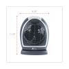 Digital Fan-Forced Oscillating Heater, 1500W, 9.25" x 7" x 11.75", Black2
