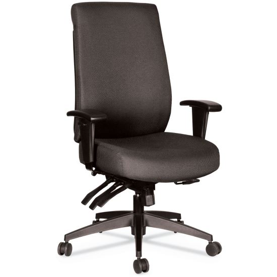 Alera Wrigley Series 24/7 High Performance High-Back Multifunction Task Chair, Supports 300 lb, 17.24" to 20.55" Seat, Black1
