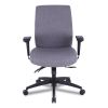 Alera Wrigley Series 24/7 High Performance Mid-Back Multifunction Task Chair, Supports Up to 275 lb, Gray, Black Base2