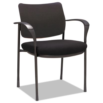 Alera IV Series Guest Chairs, Fabric Back/Seat, 24.8" x 22.83" x 32.28", Black, 2/Carton1