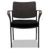 Alera IV Series Guest Chairs, Fabric Back/Seat, 24.8" x 22.83" x 32.28", Black, 2/Carton2
