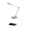Adjustable LED Task Lamp with USB Port, 11"w x 6.25"d x 26"h, Brushed Nickel1