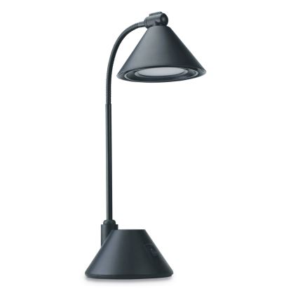 LED Task Lamp, 5.38"w x 9.88"d x 17"h, Black1