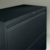 Lateral File, 2 Legal/Letter-Size File Drawers, Black, 30" x 18" x 28"2