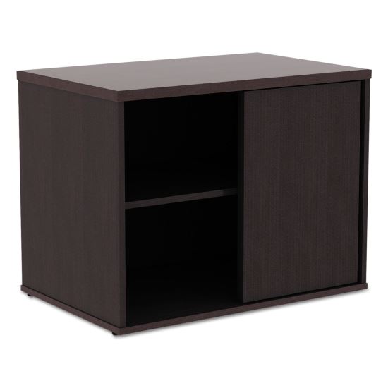 Alera Open Office Low Storage Cab Cred, 29.5w x 19.13d x 22.88h, Espresso1