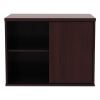 Alera Open Office Low Storage Cab Cred, 29 1/2w x 19 1/8d x 22 7/8h, Mahogany2