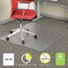 Occasional Use Studded Chair Mat for Flat Pile Carpet, 46 x 60, Rectangular, Clear2