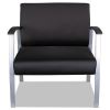 Alera metaLounge Series Bariatric Guest Chair, 30.51" x 26.96" x 33.46", Black Seat/Back, Silver Base2