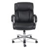 Alera Maxxis Series Big/Tall Bonded Leather Chair, Supports 450 lb, 21.26" to 25" Seat Height, Black Seat/Back, Chrome Base2
