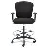 Alera Mota Series Big and Tall Stool, Supports Up to 450 lb, 28.74" to 32.67" Seat Height, Black2