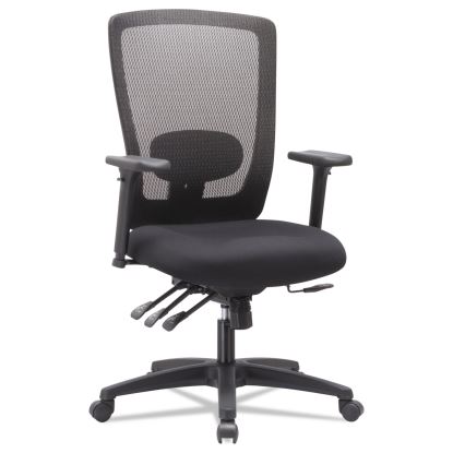 Alera Envy Series Mesh High-Back Multifunction Chair, Supports Up to 250 lb, 16.88" to 21.5" Seat Height, Black1