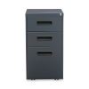 File Pedestal, Left or Right, 3-Drawers: Box/Box/File, Legal/Letter, Charcoal, 14.96" x 19.29" x 27.75"2