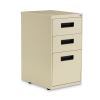 File Pedestal, Left or Right, 3-Drawers: Box/Box/File, Legal/Letter, Putty, 14.96" x 19.29" x 27.75"1