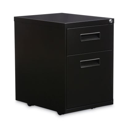 File Pedestal, Left or Right, 2-Drawers: Box/File, Legal/Letter, Black, 14.96" x 19.29" x 21.65"1