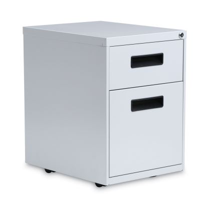File Pedestal, Left or Right, 2-Drawers: Box/File, Legal/Letter, Light Gray, 14.96" x 19.29" x 21.65"1