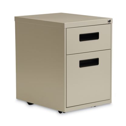 File Pedestal, Left or Right, 2-Drawers: Box/File, Legal/Letter, Putty, 14.96" x 19.29" x 21.65"1
