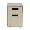 File Pedestal, Left or Right, 2-Drawers: Box/File, Legal/Letter, Putty, 14.96" x 19.29" x 21.65"2