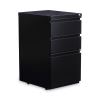 File Pedestal with Full-Length Pull, Left or Right, 3-Drawers: Box/Box/File, Legal/Letter, Black, 14.96" x 19.29" x 27.75"1