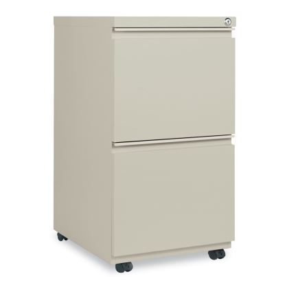 File Pedestal with Full-Length Pull, Left or Right, 2 Legal/Letter-Size File Drawers, Putty, 14.96" x 19.29" x 27.75"1