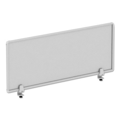 Polycarbonate Privacy Panel, 47w x 0.50d x 18h, Silver/Clear1