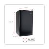3.2 Cu. Ft. Refrigerator with Chiller Compartment, Black2