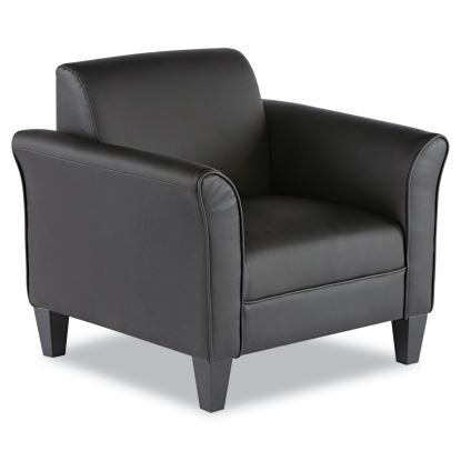 Alera Reception Lounge Sofa Series Club Chair, 35.43" x 30.7" x 32.28", Black1