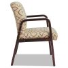 Alera Reception Lounge WL Series Guest Chair, 24.21" x 24.8" x 32.67", Tan Seat/Back, Mahogany Base2