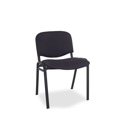 Alera Continental Series Stacking Chairs, Supports Up to 250 lb, Black, 4/Carton1