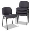 Alera Continental Series Stacking Chairs, Supports Up to 250 lb, Black, 4/Carton2