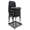 Stacking Chair Dolly, 22.44w x 22.44d x 3.93h, Black2
