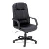 Alera Sparis Executive High-Back Swivel/Tilt Bonded Leather Chair, Supports Up to 275 lb, 18.11" to 22.04" Seat Height, Black1