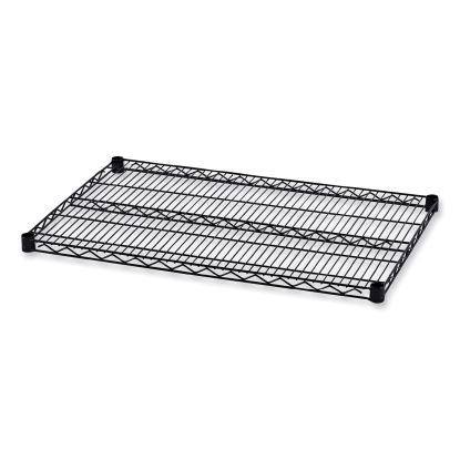 Industrial Wire Shelving Extra Wire Shelves, 36w x 24d, Black, 2 Shelves/Carton1