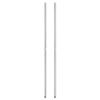 Stackable Posts For Wire Shelving, 36" High, Silver, 4/Pack2