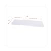 Shelf Liners For Wire Shelving, Clear Plastic, 48w x 18d, 4/Pack2