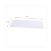 Shelf Liners For Wire Shelving, Clear Plastic, 48w x 24d, 4/Pack2